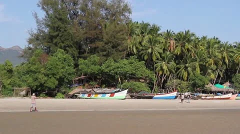Palolem beach, Goa 스톡 동영상 22309109