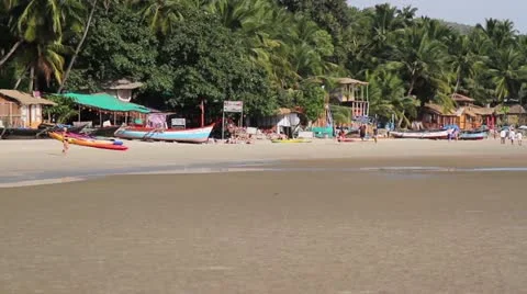 Palolem beach, Goa 스톡 동영상 22309125
