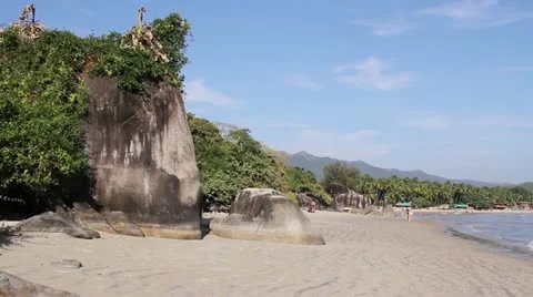 Palolem beach, Goa 스톡 동영상 22310045