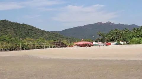 Palolem beach, Goa 스톡 동영상 22310248