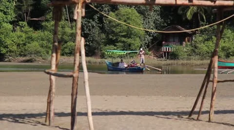 Palolem beach, Goa 스톡 동영상 22310370