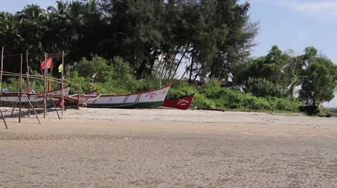 Palolem beach, Goa 스톡 동영상 22310560