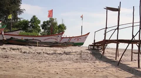 Palolem beach, Goa 스톡 동영상 22329281