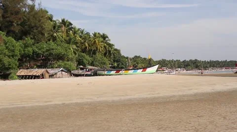 Palolem beach, Goa 스톡 동영상 22329397