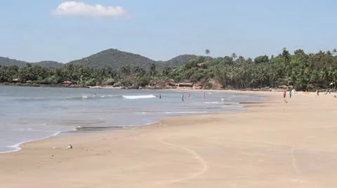 Palolem beach, Goa 스톡 동영상 22329426