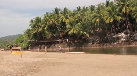 Palolem beach, Goa 스톡 동영상 22329561