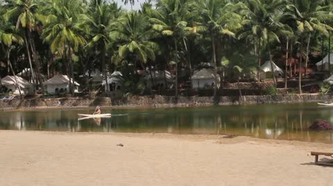 Palolem beach, Goa 스톡 동영상 22329630