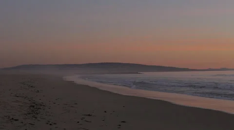Palos Verdes Beach at Dusk Stock Footage 22777535