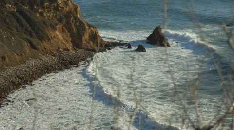 Palos Verdes coast Stock Footage 56400076