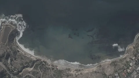 PALOS VERDES COASTLINE Stock Footage 85040183
