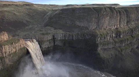Palouse Falls, Washington state Stock Footage 47414752