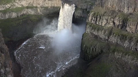 Palouse Falls, Washington state Stock Footage 47414798