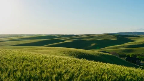 Palouse Sunset Timelapse Vídeos de archivo 81647725