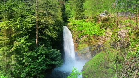 Palovit Waterfall In Summer Stock Footage 196117754