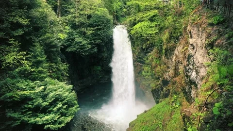 Palovit Waterfall in summer Stock Footage 196119689