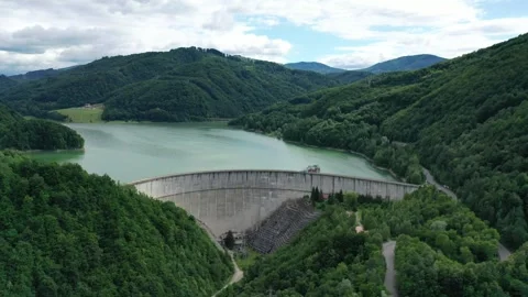 The Paltinu Dam Stock Footage 260793975