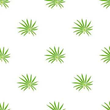 Paml leaf pattern seamless vector イラスト素材