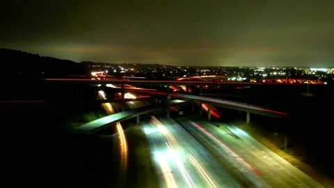 Pamona Highway Hyperlapse-2 Stock Footage 200804194