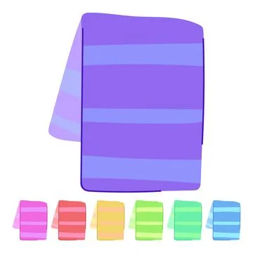 Pamper spa towel vector cartoon graphic Stock Illustration