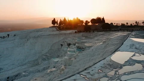 Pamukkale, Hierapolis, Denizli, Turkey. Stock Footage 234741753