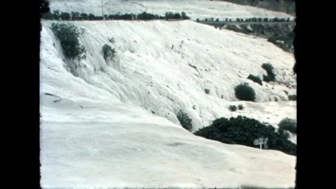 Pamukkale Hillside Stock Footage 278040258