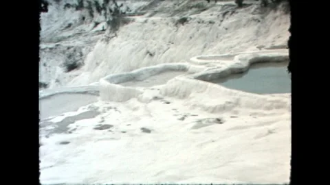 Pamukkale Natural Pools Stock Footage 278040257