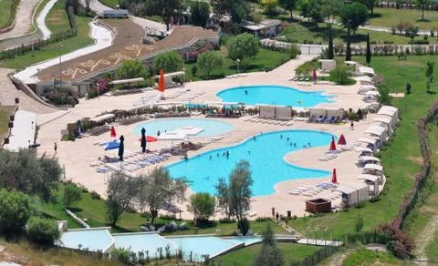 Pamukkale pool Stock Photos