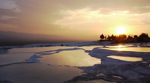 Pamukkale traveling Stock Footage 33836035
