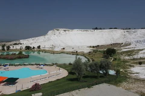 Pamukkale, turkey Stock Photos