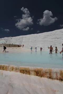 Pamukkale, turkey Stock Photos