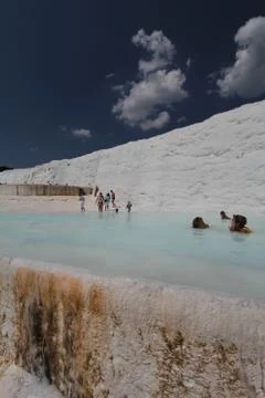 Pamukkale, turkey Stock Photos