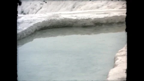 Pamukkale Water Pool Stock Footage 278040262