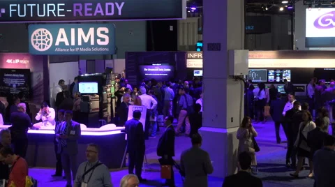 -Pan-2016 NAB show floor Las Vegas Video stock 62835914