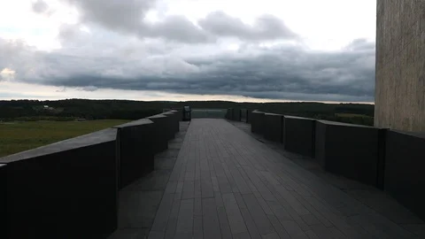 Pan 5Flight 93 National Memorial Site Video stock 112337656