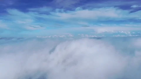 Pan above the clouds Stock Footage 145806652