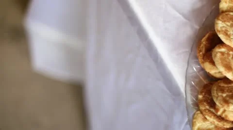 Pan Across Array of Desserts Vidéo 11859414