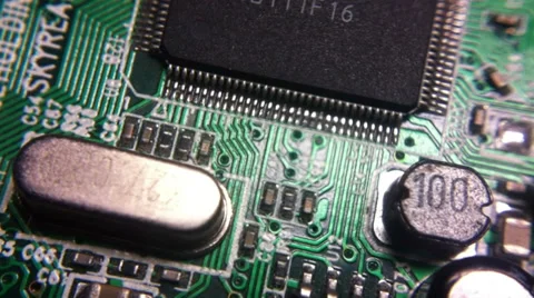 Pan Across Electronic board. Stock Footage 36925112