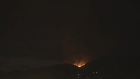 Pan across whole range Stock Footage 79606406