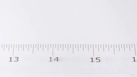 Pan along the measuring scale Stock-Footage 95503298