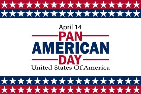 Pan American Day Vector Template Design Illustration Illustration
