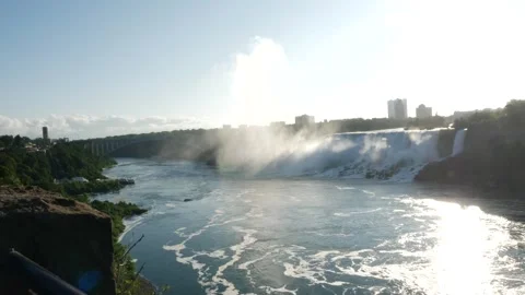 Pan to American Falls Stock Footage 251880818