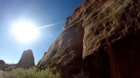 Pan to arch: V2 Stock Footage 79577153