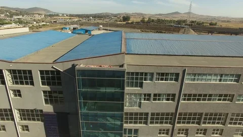 Pan around shot of a building Stock Footage 107193698