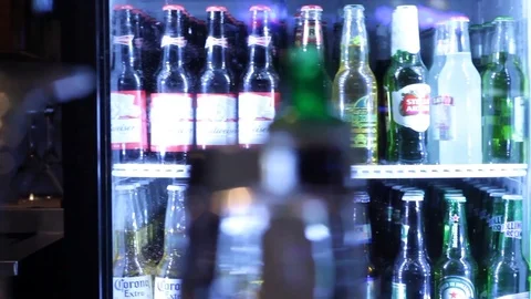 Pan of the bar Video stock 89856534