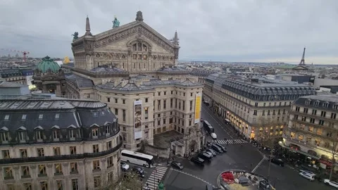 Pan Bibliotheque-musee de l'Opera National de Paris Stock Footage 271163182
