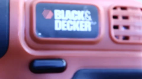 Pan of Black and Decker tool Video stock 35164231