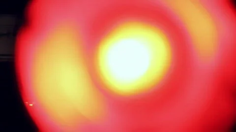 Pan From Blinking Light and Back Stock Footage 645341