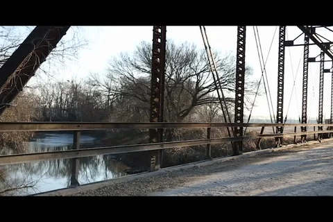  Pan Bridge Day  Video stock 92437857