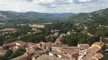 Pan of Brisighella Video stock 85568903