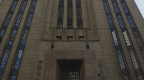 A pan of a building Stock Footage 22995249